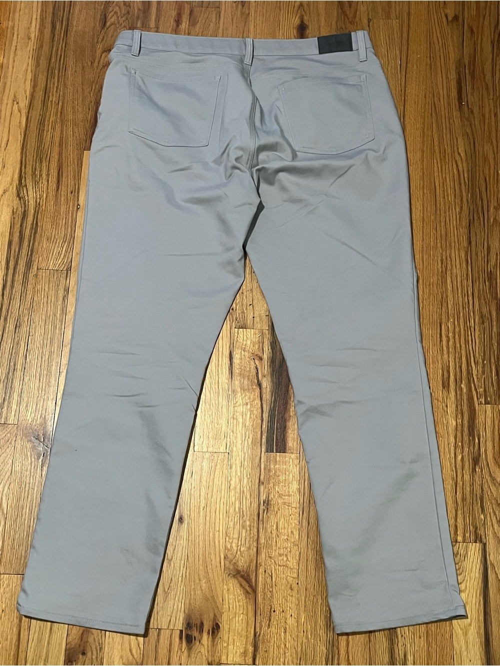 Calvin Klein Men's Pants 38x32 Gray Cotton Blend Chino Slacks Size 38 - Picture 3 of 8